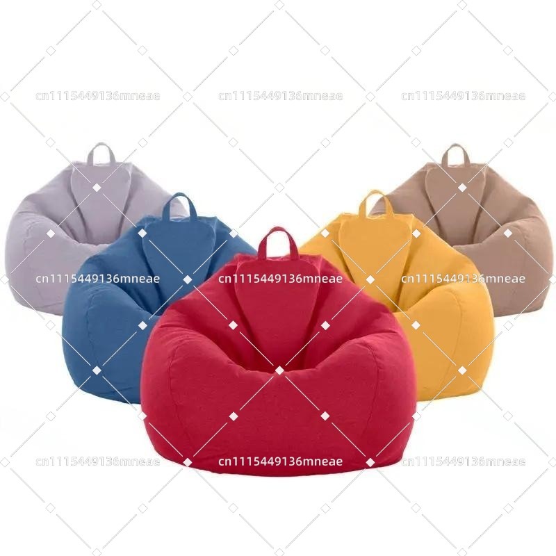 Kids Outdoor Bean Bag - Фиолетовое трансформируемое пушистое кресло-мешок: современное раскладное