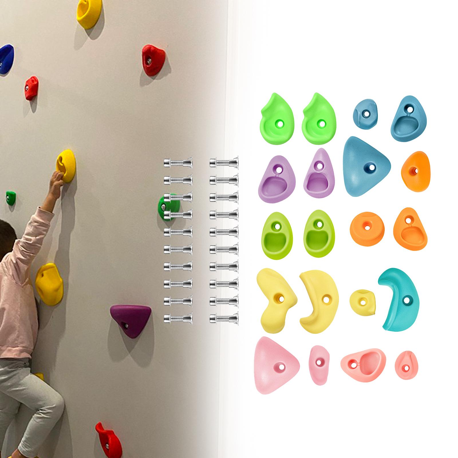 Kids Outdoor Climbing Wall - Скалолазание вмещает противоскользящие камни для скалолазания,