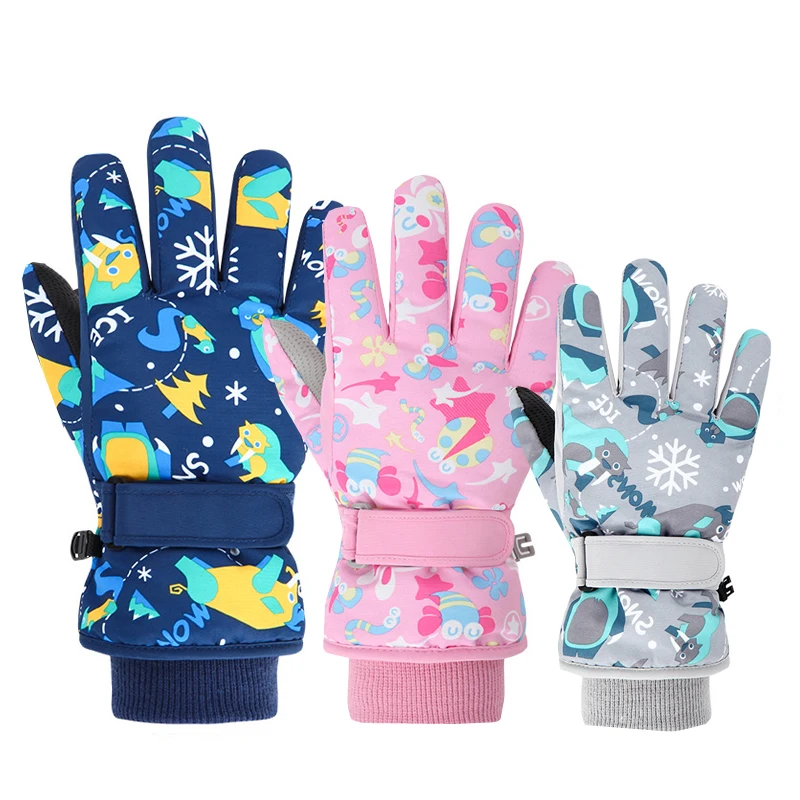 Kids Outdoor Gloves - Зимние детские лыжные перчатки, утепленные водонепроницаемые