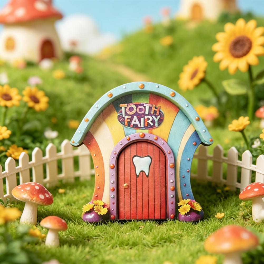Kids Outdoor Fairy Garden - Декоративная миниатюрная дверца для сада из