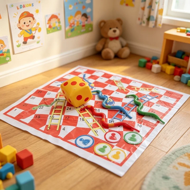Kids Outdoor Mat Waterproof - Водонепроницаемый игровой коврик-лестница, портативный игровой коврик