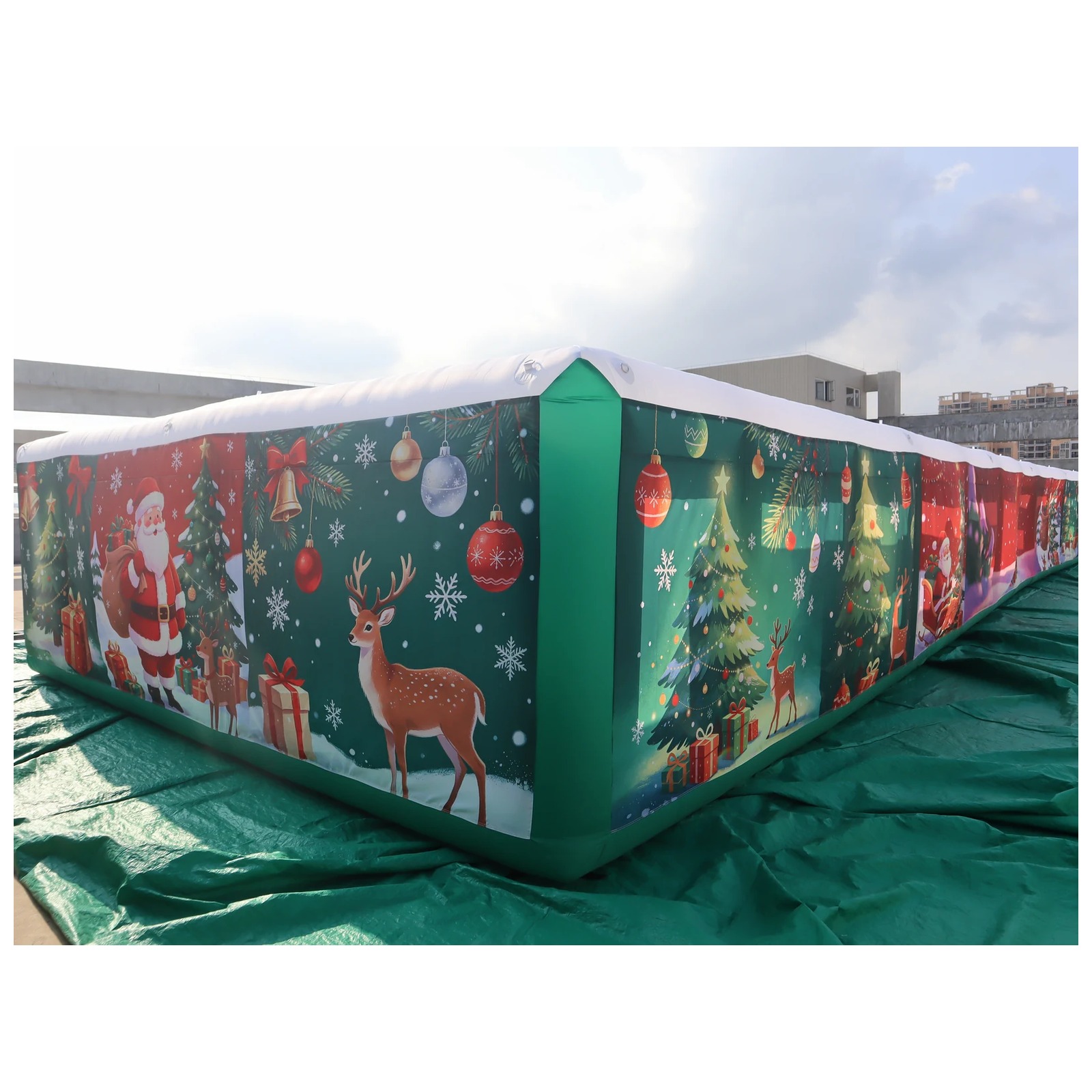 Kids Outdoor Venues - Коммерческий длинный надувной лабиринт 6х20м (20х66