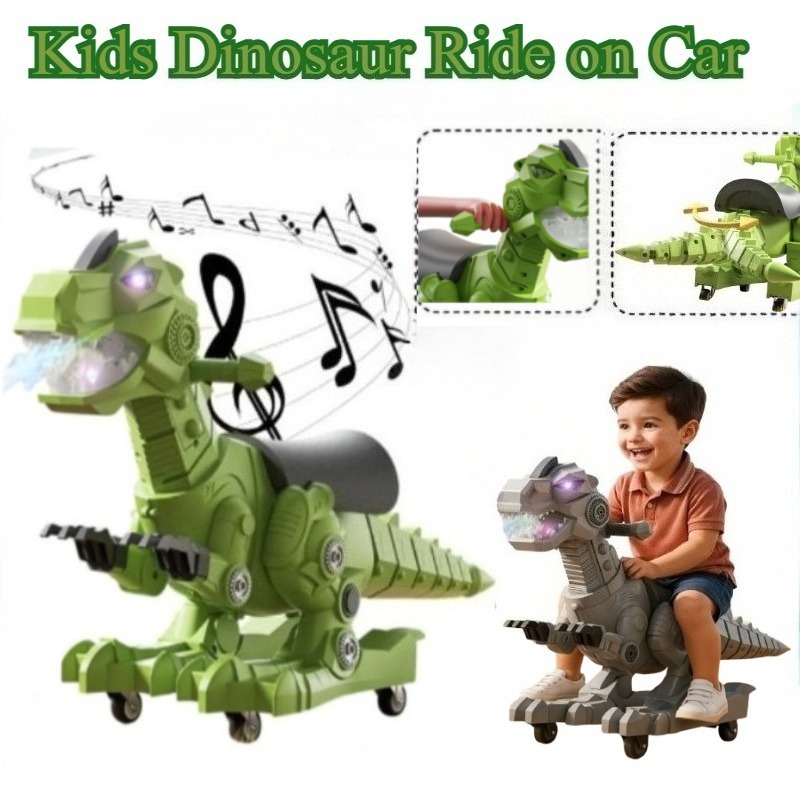 Kids Outdoor Playset - Поездка на динозаврах, игрушки для малышей,