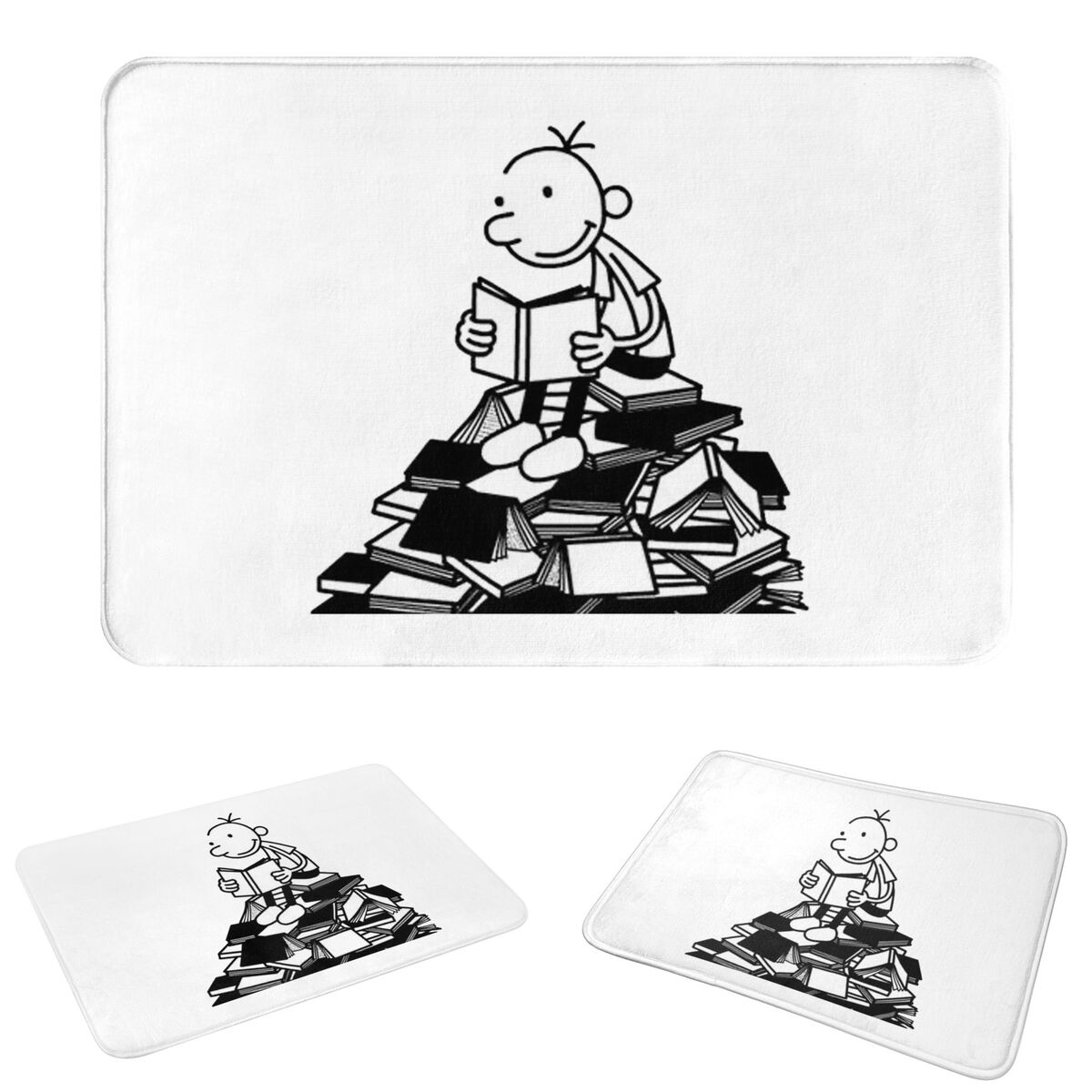 Kids Outdoor Mat Waterproof - Коврик для пола «Дневник слабака» с