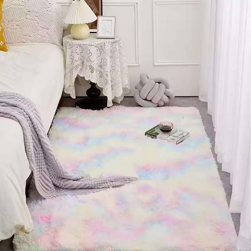 Kids Outdoor Mat Waterproof - Плюшевый ковер VIKAMA с эффектом тай-дай