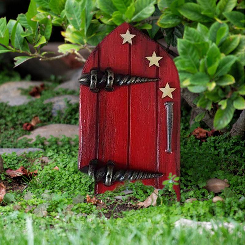 Kids Outdoor Fairy Garden - Сказочная дверь, украшение для сада, уличные