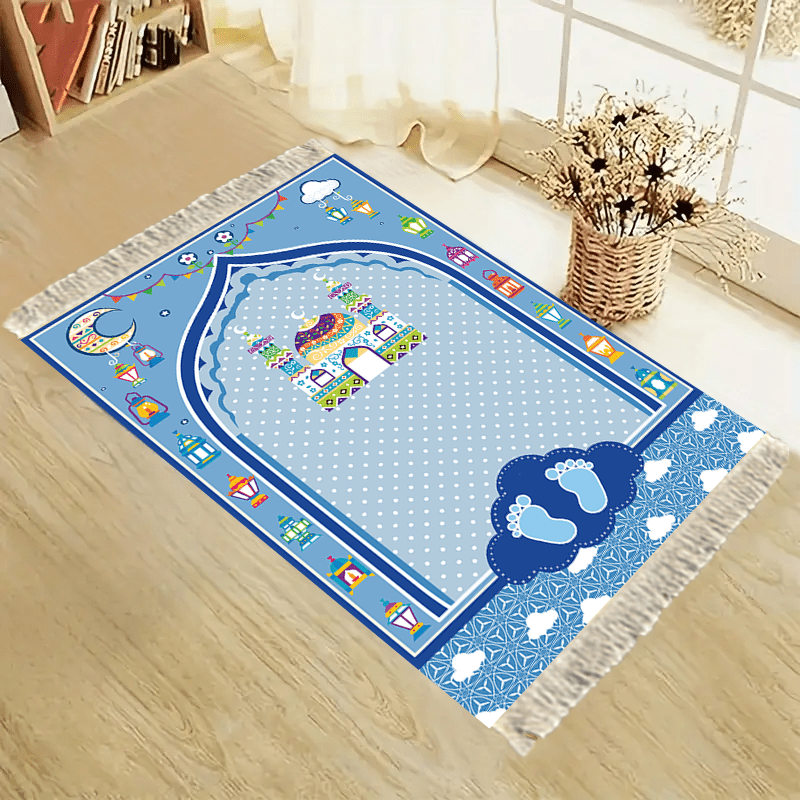 Kids Outdoor Mat Waterproof - Очаровательный детский молитвенный коврик VIKAMA, противоскользящий,