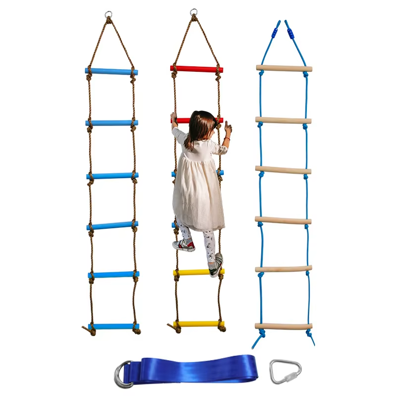 Kids Outdoor Treehouse - Лестница-веревка для лазания 6,6 футов для
