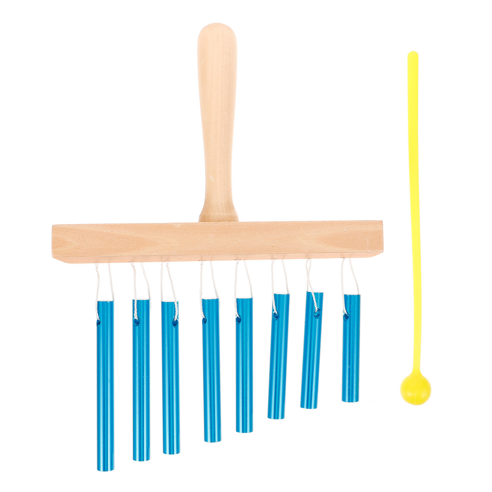 Kids Outdoor Instruments - 8-трубочный музыкальный ударный инструмент Орф из