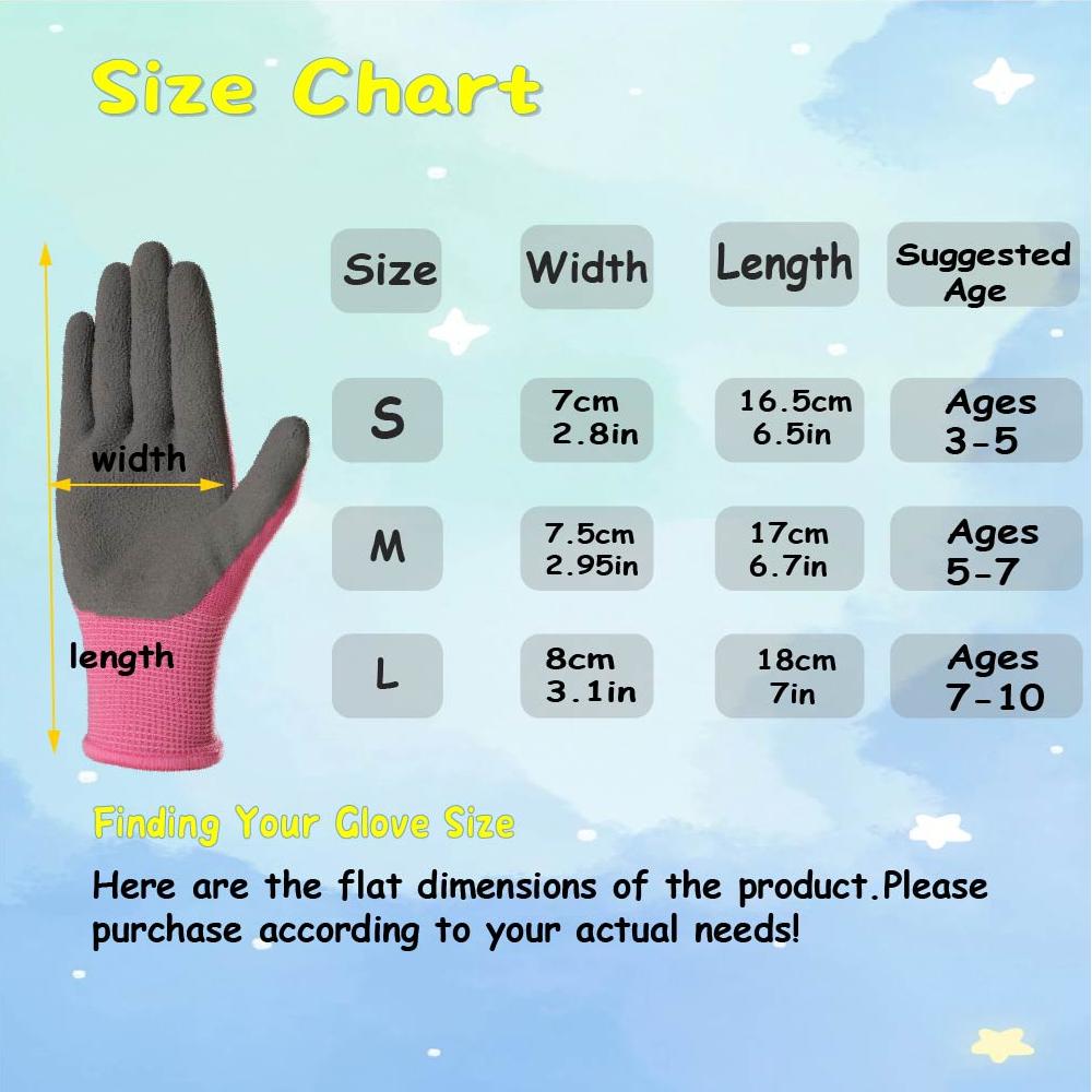4 пары детских латексных перча – обзор и цена Kids Outdoor Gloves