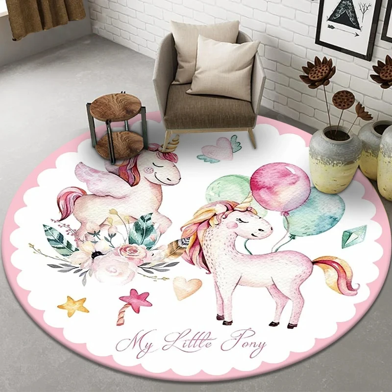 Круглый ковер с мультяшным еди – обзор и цена Kids Unicorn Outdoor Chair