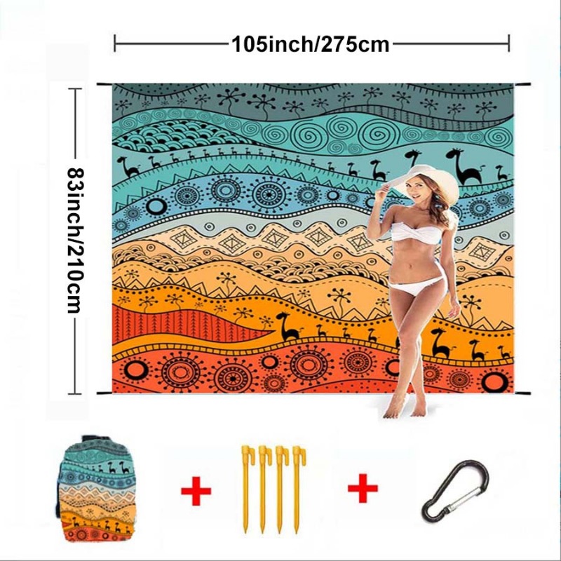 Большое пляжное одеяло, водоне – обзор и цена Kids Outdoor Mat Waterproof