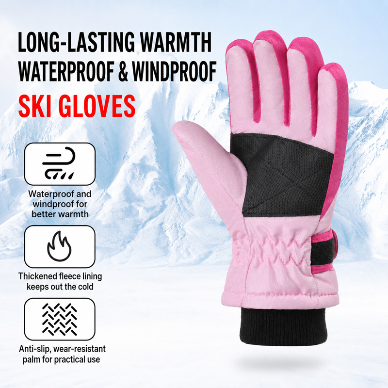 Детские зимние лыжные перчатки – обзор и цена Kids Outdoor Gloves