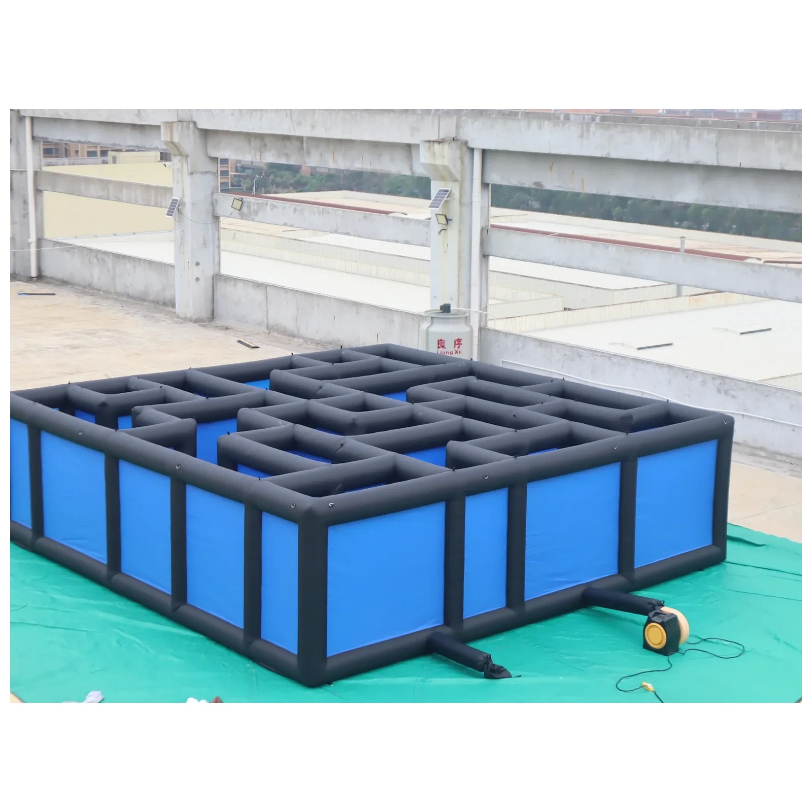 Большой черно-синий открытый н – обзор и цена Kids Outdoor Venues