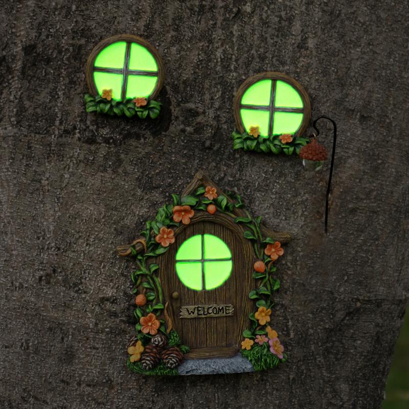 Набор из 5 светящихся в темнот – обзор и цена Kids Outdoor Fairy Garden