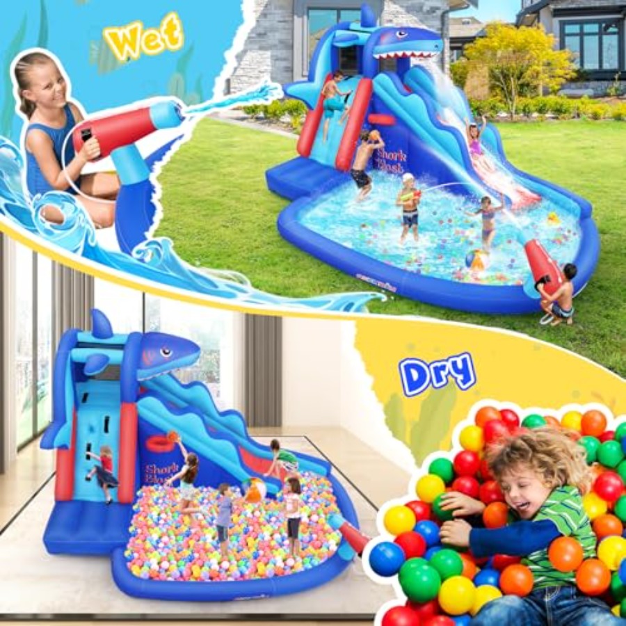 Надувная водная горка-батут дл – обзор и цена Kids Outdoor Climbing Wall