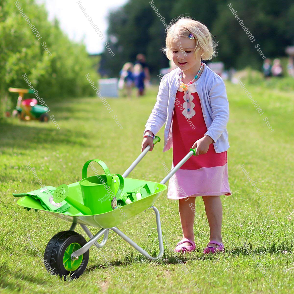 Детская уличная тачка, зеленый – обзор и цена Kids Outdoor Playset