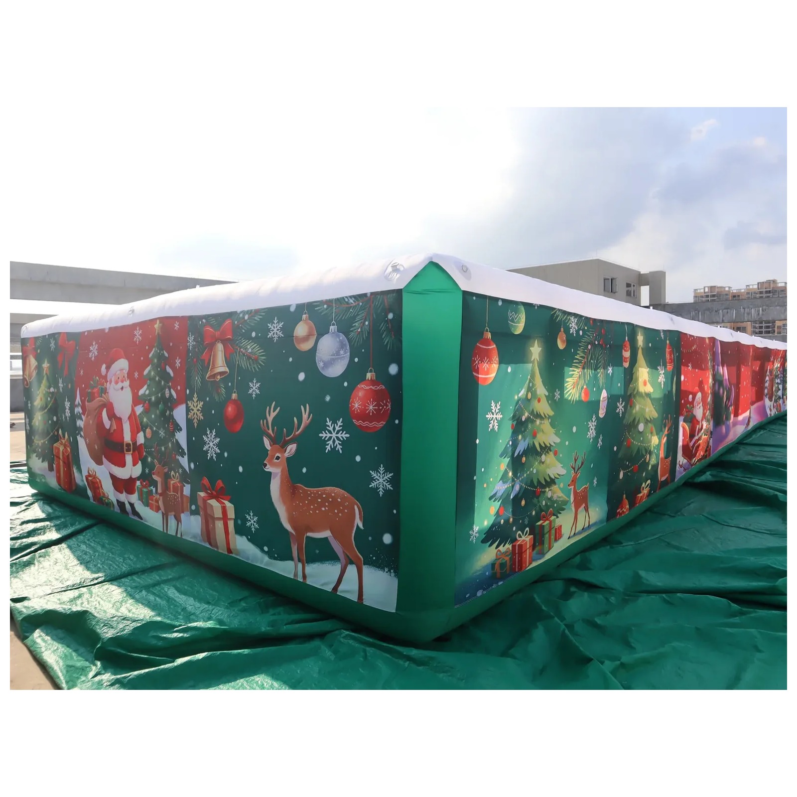 Коммерческий длинный надувной  – обзор и цена Kids Outdoor Venues