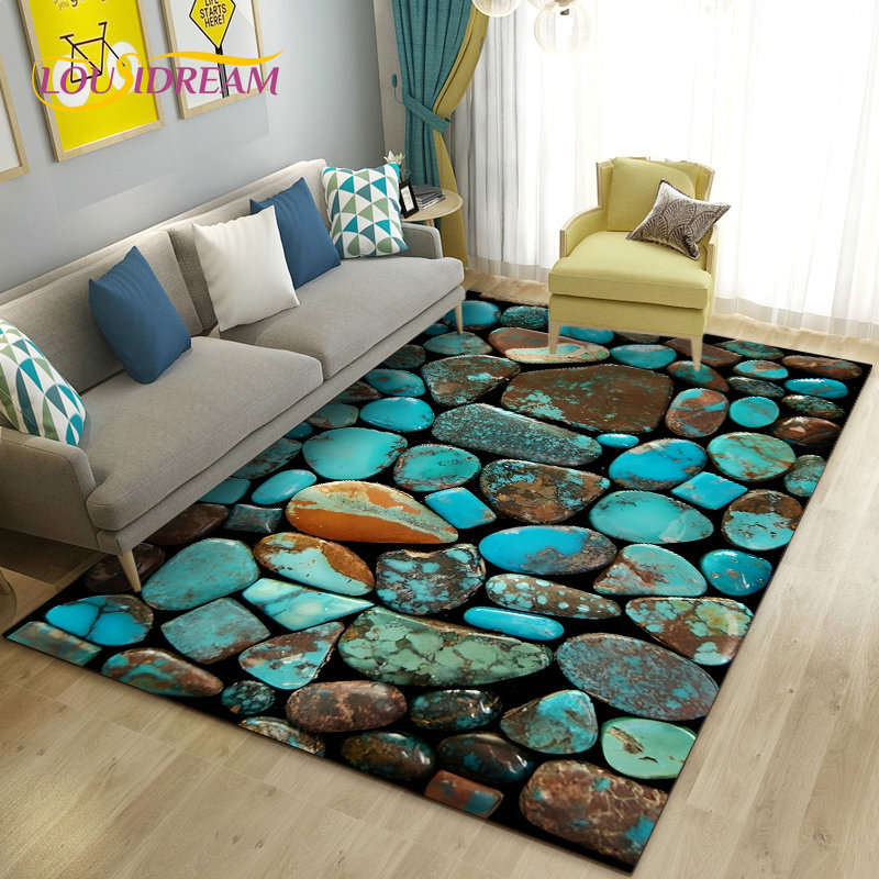 3D красочный ковер из камня, к – обзор и цена Kids Outdoor Mat Waterproof