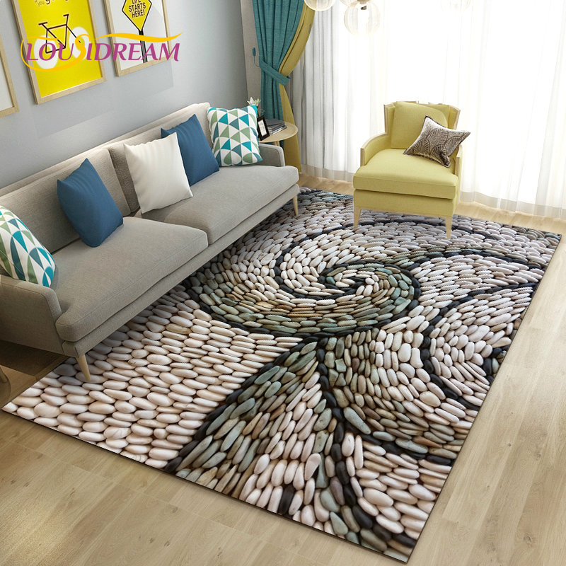 3D красочный ковер из камня, к – обзор и цена Kids Outdoor Mat Waterproof