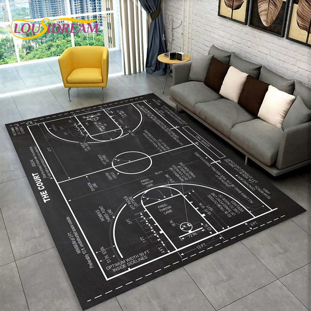 3D коврик для баскетбола с мул – обзор и цена Kids Outdoor Mat Waterproof