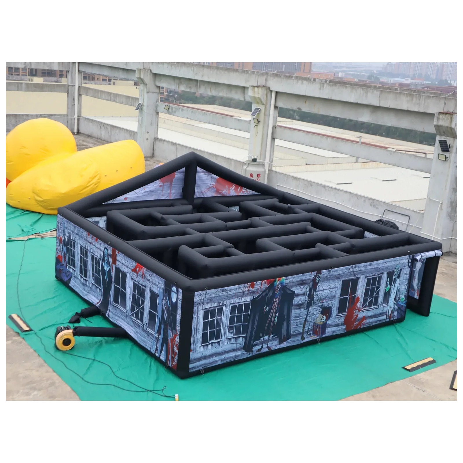 Большой надувной лабиринт с кр – обзор и цена Kids Outdoor Venues
