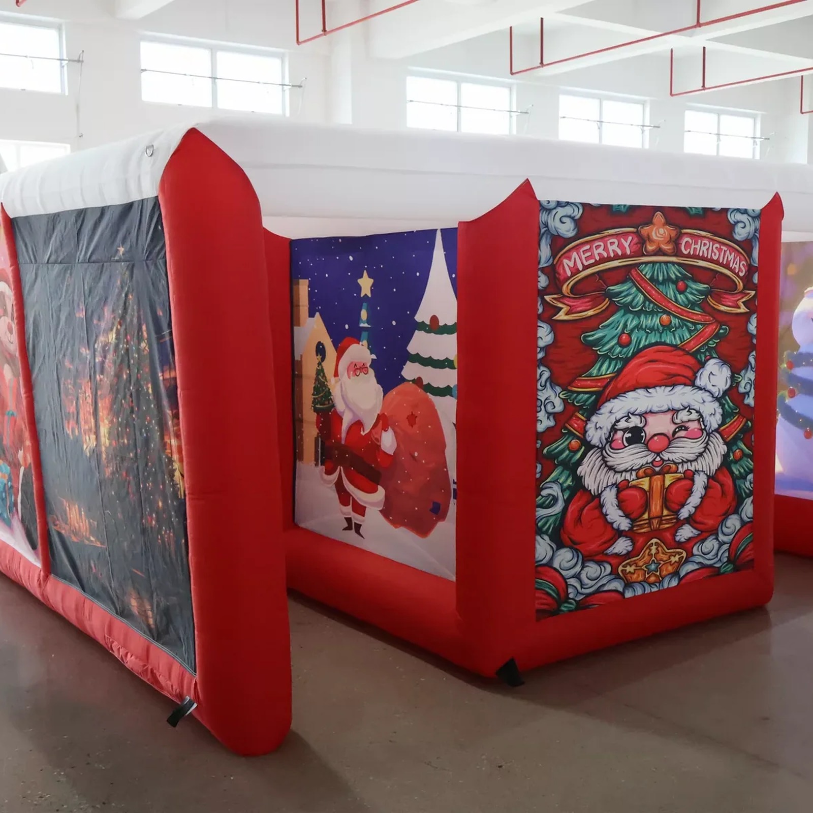 Надувной лабиринт с красным по – обзор и цена Kids Outdoor Venues